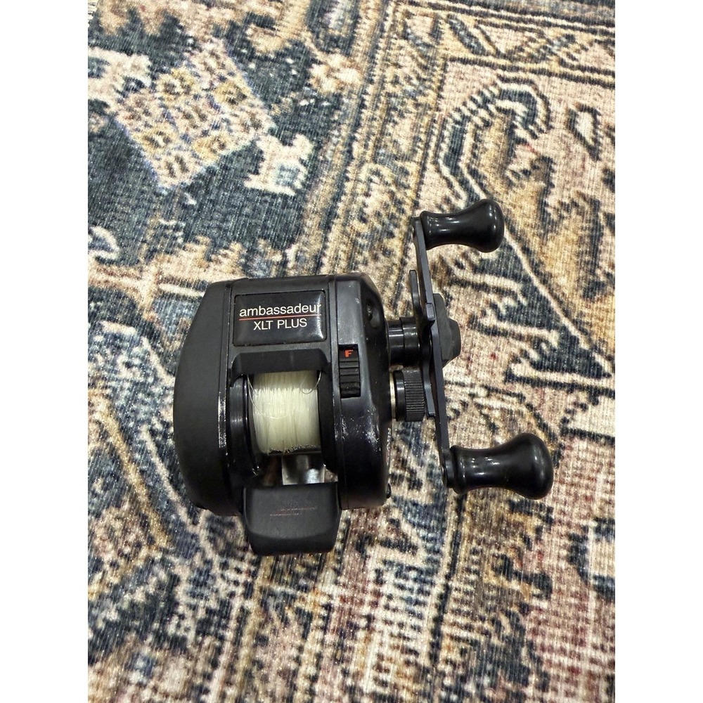 VTG Abu Garcia Ambassadeur XLT Plus Baitcast Fishing Reel Sweden Untested
